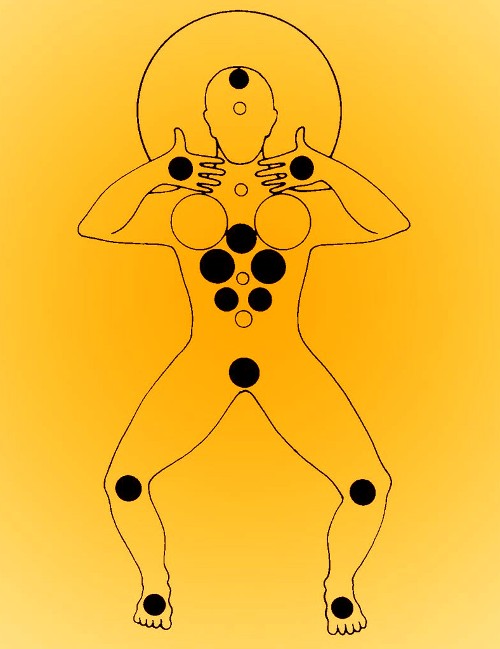 Técnica de Kung fu de campana dorada o camisa de hierro