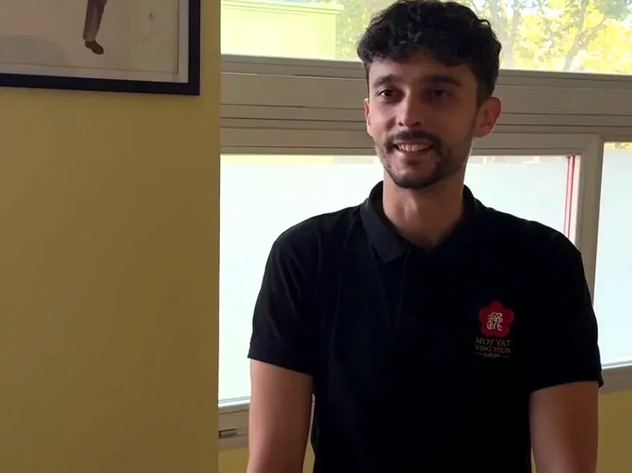 Alejandro el mago que practica Ving TSun