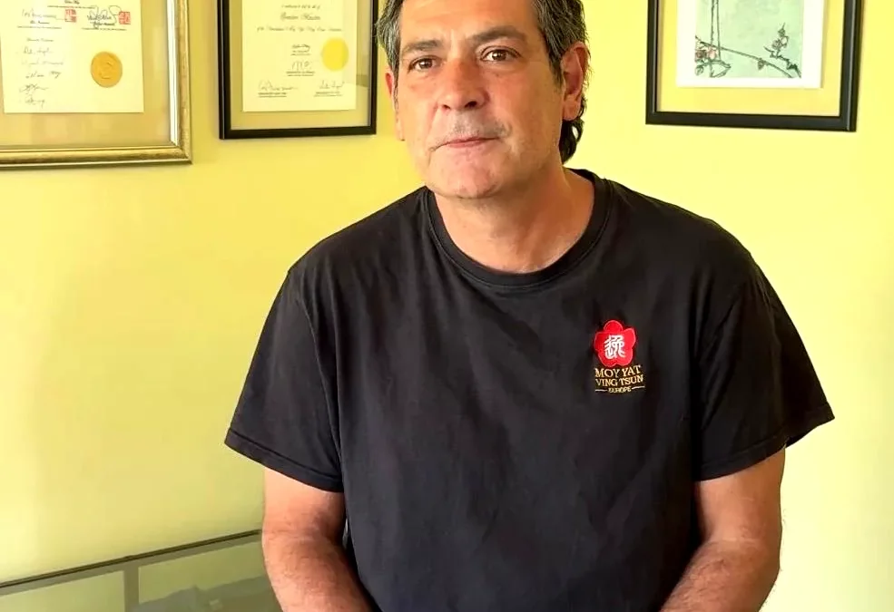 Carlos Financiero que practica Wing chun